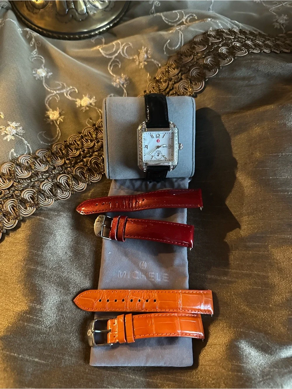 Michele watch black